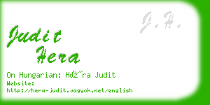 judit hera business card